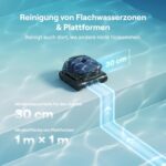 Beatbot (2026 Neu) Sora 10 Poolroboter Boden und Wand, Reinigt Wasserlinie & Plattformen, 25700 LPH Saugleistung, smartes Parken an der Waaaerlinie, 5L Filterkorb, bis zu 5 Std. Laufzeit, Tiefblau