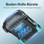 AIPER Kabelloser Poolroboter, Automatische Poolreiniger mit Fortschrittliche Partikelfiltration, 100-130 Minuten Akkulaufzeit, Auto-Park-Technologie, ideal für Oberirdische Pools bis zu 100㎡