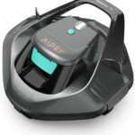 AIPER Poolroboter, Kabellos Poolsauger Akku, Bodensauger mit 90 Min Laufzeit, Automatisches Parken, Dual-Antriebsmotoren & LED-Anzeigen, Ideal für Flachem Boden Pool bis zu 80 m²
