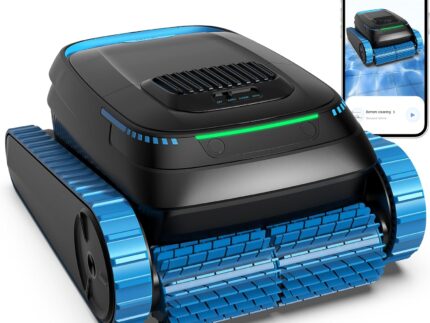 (2026 Neu) BOTLIFE PC20 Poolroboter, Akku Poolsauger Kabelloser, Poolroboter Boden und Wand Wasserlinie, APP-Steuerung, 18927 LPH, Intelligenten Navigation, Poolreiniger für Aufstellpool bis 170m²