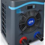 Gre HPM20 – Mini-Wärmepumpe für Aufstellpools bis zu 20 m³, Heizsystem für Aufstellpools, Farbe Grau