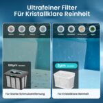 AIPER (2026 Upgrade) Scuba S1 Poolroboter Boden und Wand, Wasserlinienreinigung, Doppelfiltration, 240 Min Laufzeit, Intelligente Navigation, App-Steuerung & OTA-Updates für Einbau- und Aufstellpools